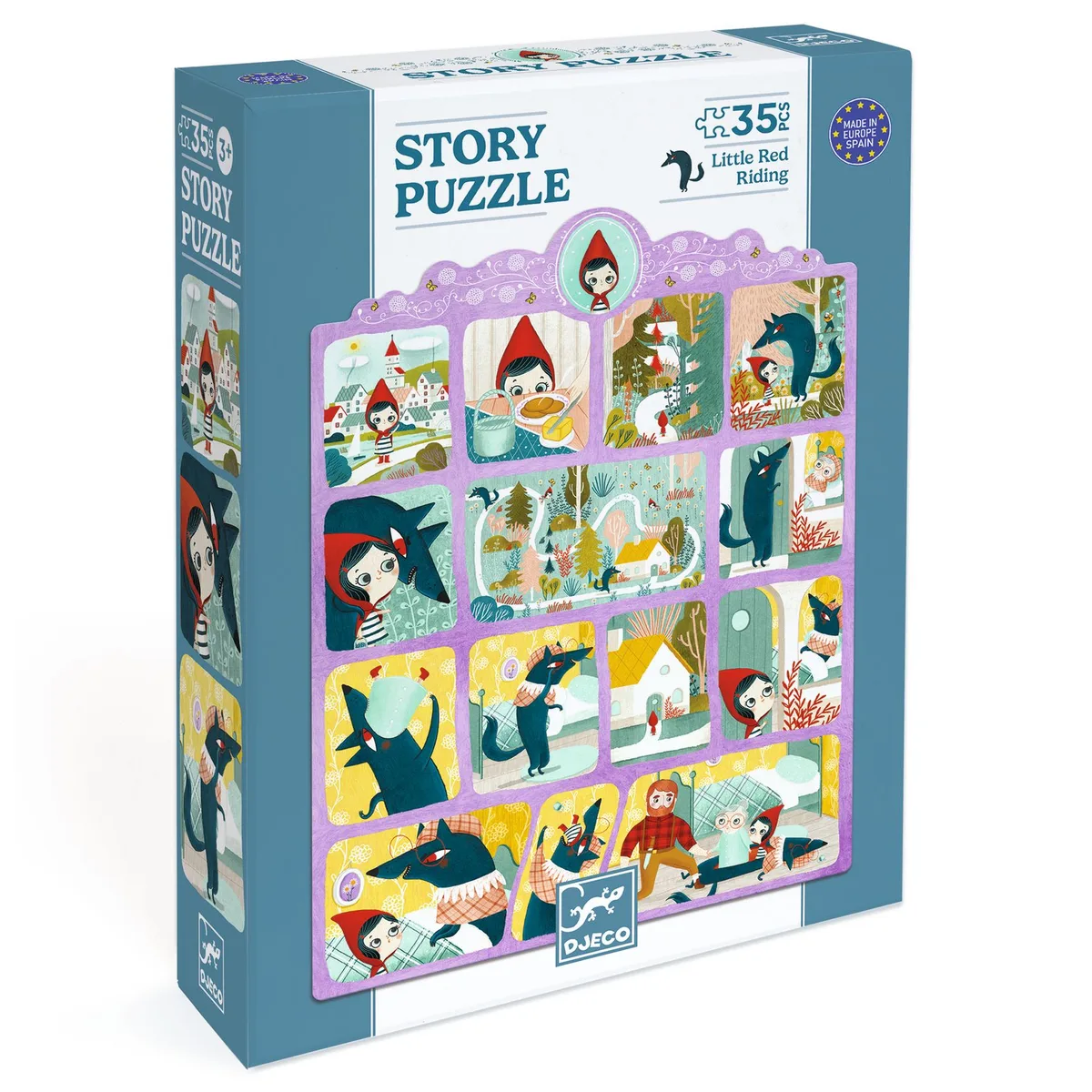 Mese puzzle – Piroska és a farkas, 35 db-os