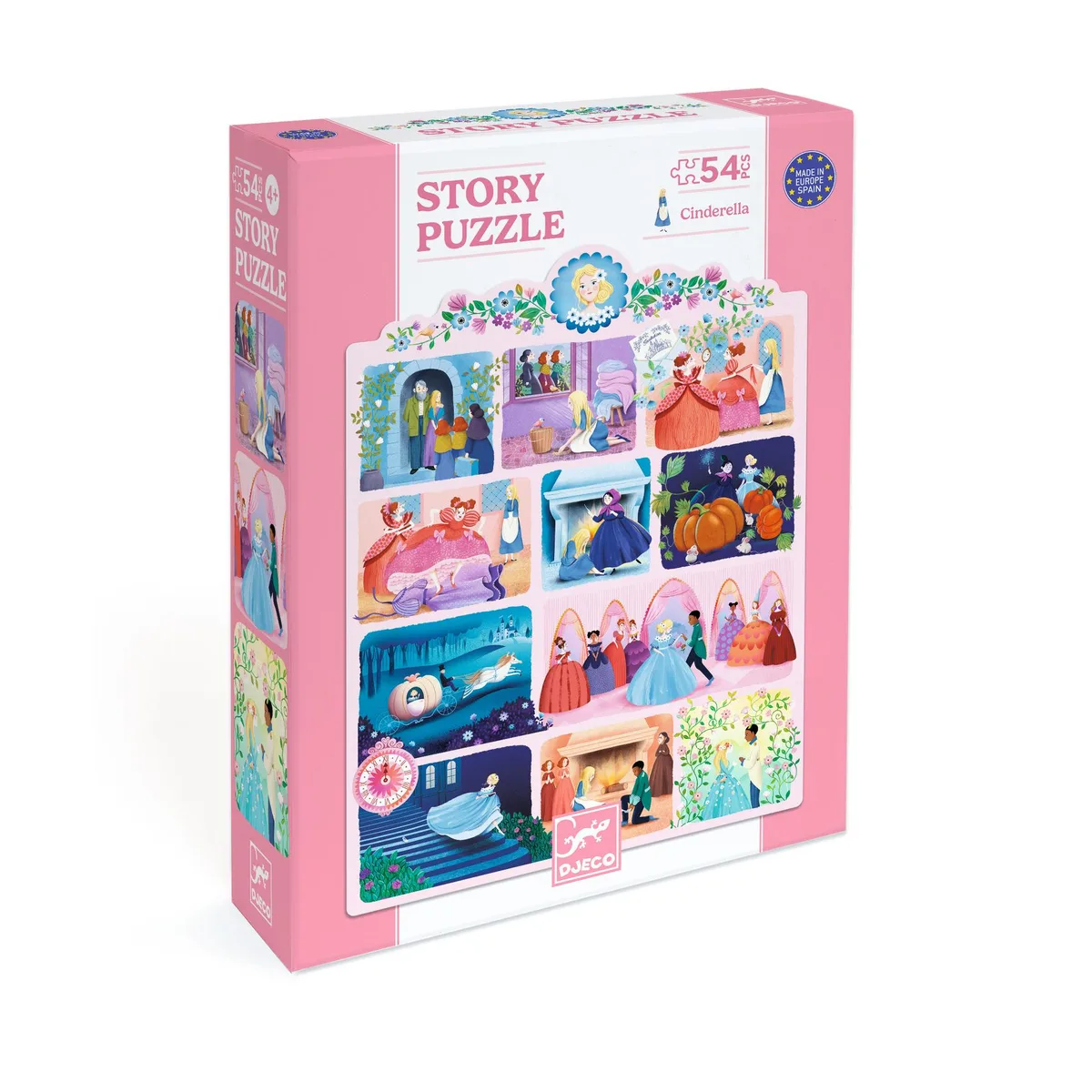 Mese puzzle – Hamupipőke, 54 db-os
